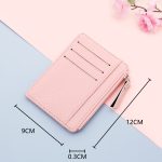 Women Fashion Slim Candy Color Zipper Wallet - Image 2