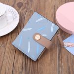 Women'S Fashion Leaf Floral Pattern Buckle Zipper Wallet - Image 3