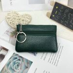 Women'S Fashion Thin Short Zipper Solid PU Wallet - Image 2