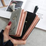 Women Fashion Cat Decoration Tassel Short Vertical Buckle Wallet - Image 3