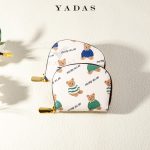 Women Fashion Bear Print Pattern Compact Wallet - Image 2