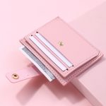 Women Fashion Mini Buckle Multi Card Slot Compact Wallet - Image 2