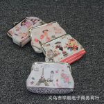 Women Fashion Digital Printing Compact Clip Wallet - Image 3