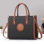 Women Fashion Casual Solid Color Large Capacity Handbag - Image 3