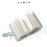 Women Fashion Fresh Floral Embossed Folding Pu Wallet - Image 2