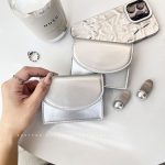 Women Simple Solid Color Flap PU Mini Wallet - Image 3