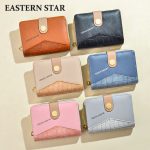 Women Fashion Simple Zipper PU Wallet - Image 3