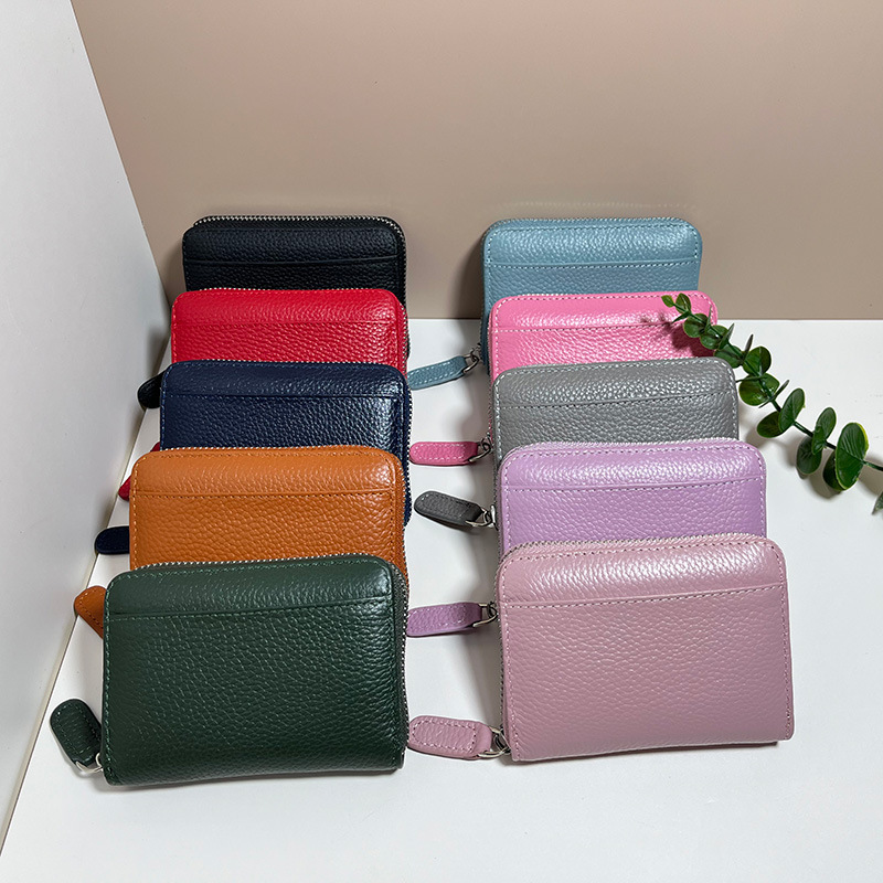 main_2-1140 Women Simple Solid Color Pu Mini Wallet - Image 1
