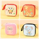 Women Cartoon Creative Cat Elephant Square Tinplate Zipper Wallet - Image 2