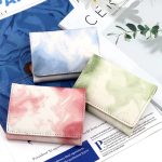 Women Fashion Gradient Folding PU Wallet - Image 2
