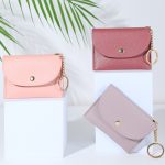 Women Fashion Simple Solid Color Zipper Wallet - Image 3