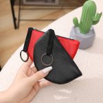 Women Fashion Solid Color Litchi Pattern Half-Round Zipper Wallet - Image 2