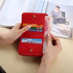 Wholesale Women Fashion Rhombic Solid Color Mini Zipper Wallet - Image 3