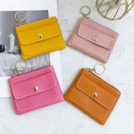 Women Fashion Casual Solid Color PU Zipper Wallets - Image 2