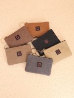 Wholesale Women Fashion Casual Solid Color Canvas Zipper Wallets - Image 3