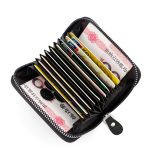 Men Fashion Frosted Stitching Multi-Card Zipper Wallet - Image 2