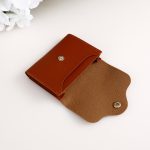 Wholesale Fashion Simple Retro Solid Color Mini Coin Card Bag Wallets - Image 3