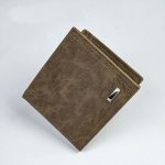 Wholesale Men Retro Short Multi-Card Zipper Large Capacity Folding Wallet - Image 2