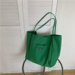 Wholesale Women Fashion Large Capacity Fashion Printed Shopping Bag Canvas Tote Bag - Image 2