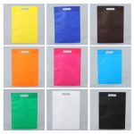Wholesale Solid Color Non-Woven Portable Shopping Bag