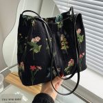 Wholesale Women Fashion Large Capacity Canvas Tote Bag - Image 3