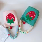 Wholesale Women Fashion Strawberry Embroidered Canvas Tote Bag - Image 2