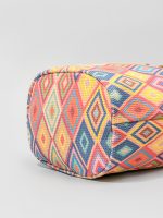 Wholesale Women Fashion Casual Boho Multicolour Bucket Canvas Crossbody Bag - Image 5