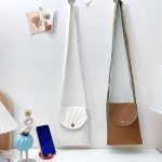 Women Fashionable Simple Macaroon Solid Color Canvas Mini Crossbody Bag - Image 3