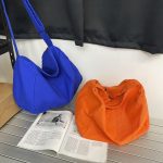 Wholesale Women Simple Solid Color Large Capacity Canvas Tote Bag - Image 2