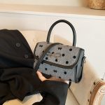 Wholesale Women Fashion Elegant Bowknot Dot Magnetic Buckle Crossbody Bag - Image 2