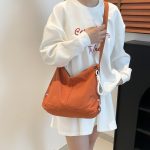 Wholesale Women Fashion Casual Solid Color Nylon Large Capacity Crossbody Bag - Image 4