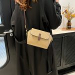 Wholesale Women Fashion Casual Contrast Color Small Square Crossbody Bag - Image 4