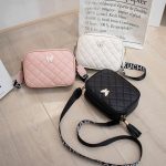 Wholesale Women Fashion Casual Solid Color Small Square Crossbody Bag
