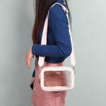 Wholesale Women Fashion Casual Solid Color Transparent Crossbody Bag - Image 3
