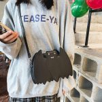 Wholesale Gothic Halloween Creative Bat Crossbody Bag - Image 3