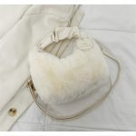 Autumn And Winter Plush Crossbody Bag - Image 3