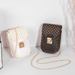 Women Fashion Flip Lock Rectangular Chain Crossbody Bag - Image 2