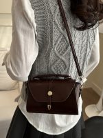 Wholesale Women Fashion Retro Simple Solid Color Crossbody Bag - Image 3