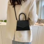 Wholesale Women Summer Solid Color Flap Crossbody Bag - Image 3