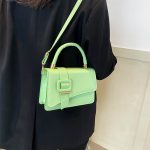 Women Summer Candy Color Flap Square Bag - Image 3