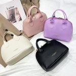 Wholesale Simple Solid Color Portable Shell HandBags Crossbody Bag