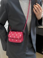 Wholesale Women Fashion Solid Color Dot Printed Crossbody Bag - Image 3