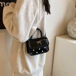 Fashion Bow Mini Square Crossbody Bag - Image 3