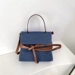 Wholesale Women Fashion Casual Dual-Use Denim Handbag