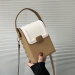 Wholesale Women Fashion Casual Contrast Color Crossbody Bag - Image 3