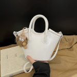 Wholesale Women Fashion Simple Solid Color Mini Ornament Crossbody Bag - Image 3