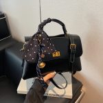 Wholesale Street Simple Solid Color Handbag