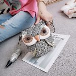 Wholesale Fashion Cartoon Owl Print Mobile Phone Bag Crossbody Bag - Image 3