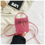 Wholesale Women Fashion Mini Cylinder Jelly Color Zipper Crossbody Bag - Image 3