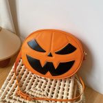 Wholesale Halloween Creative Pumpkin Skull Shoulder Bag